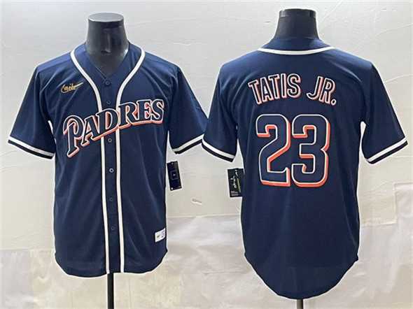 Men%27s San Diego Padres #23 Fernando Tatis Jr. Navy Stitched Jersey->san francisco giants->MLB Jersey